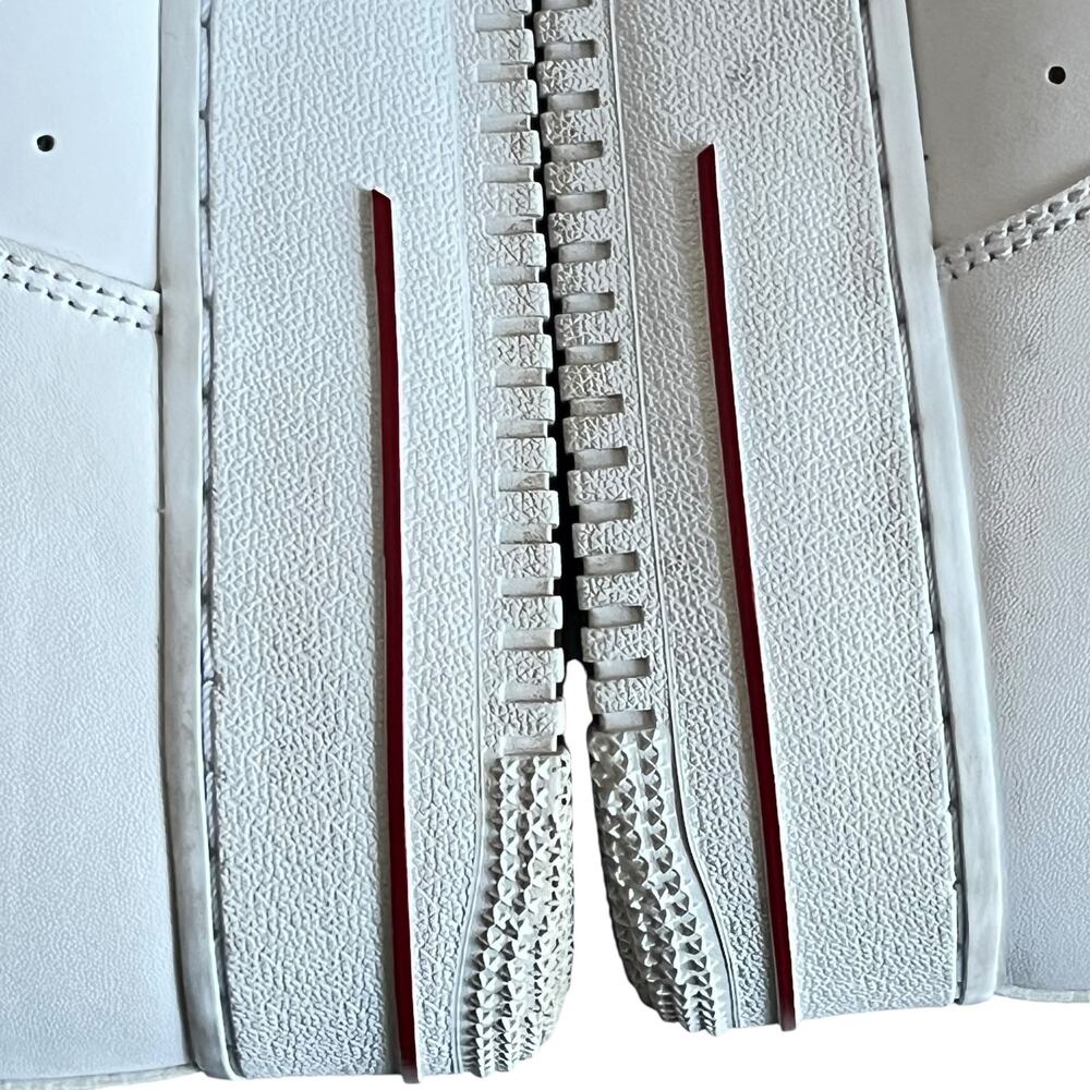 Nike Air Force 1 Low A02423-102 White/ Gym Red Leather Shoes Men 15 - Picture 9 of 15